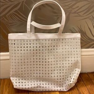 White Bebe tote